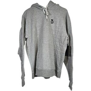 Spiritual Gangster‎ SG Monogram Classic Hoodie Heather Gray L NWT